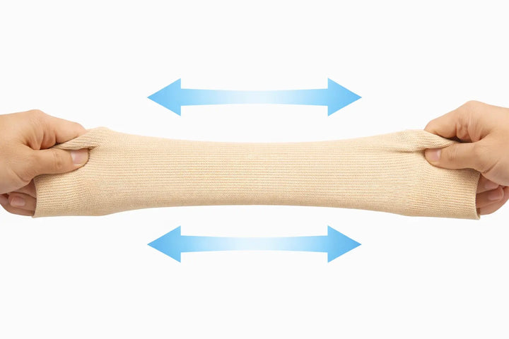 Gortonshire Cricket Extra Long Elbow Sleeves @ Side View Skin Colour 6