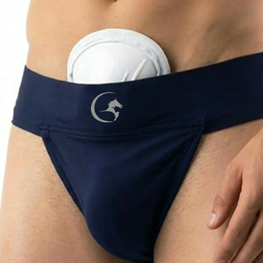Gortonshire Cricket Ezee Stretch Supporter Brief @ Front View 2