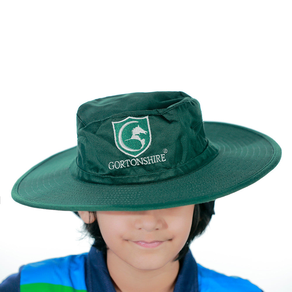 Gortonshire Cricket Panama Hat Green @ Cricketershop.com