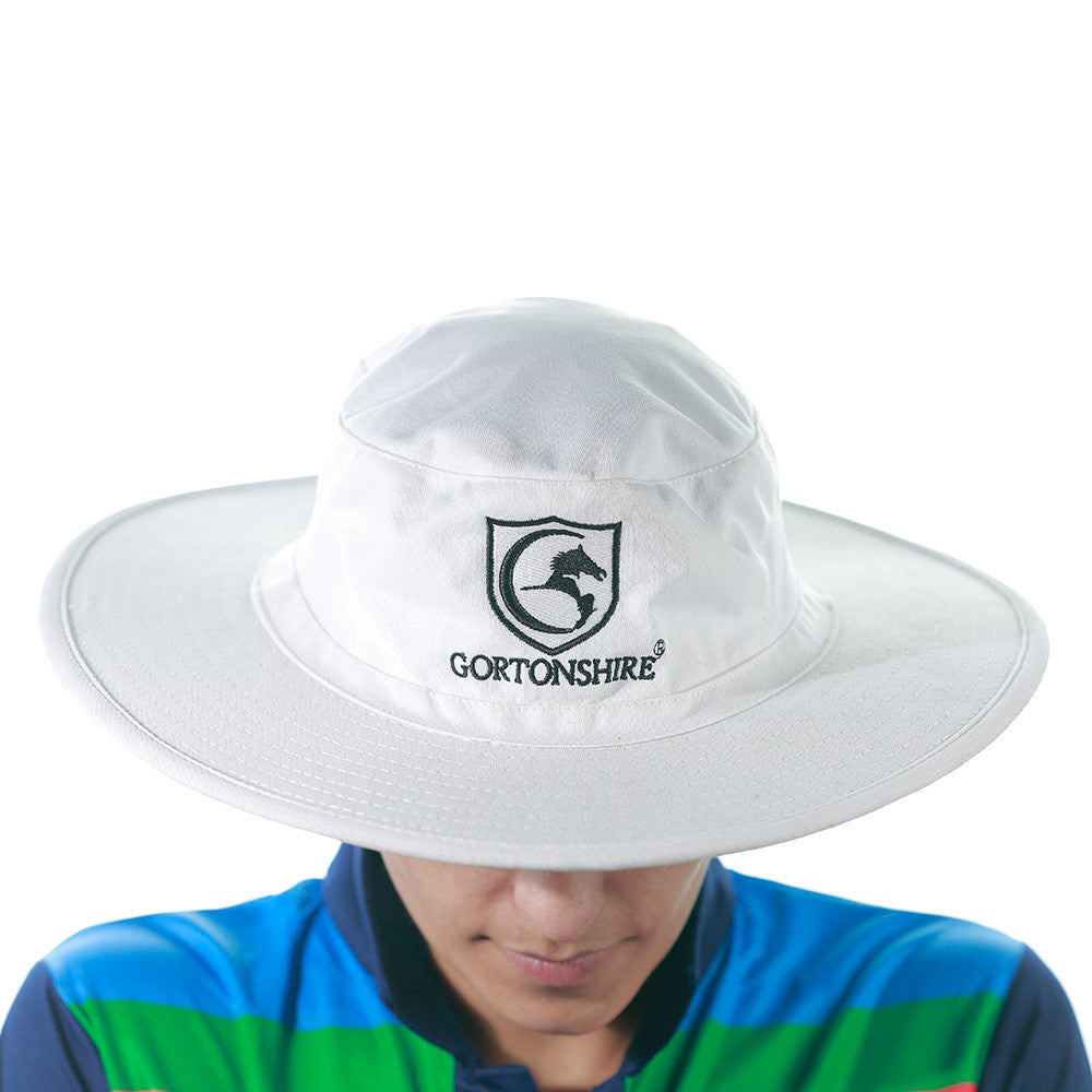 Gortonshire Cricket Panama Hat White @ Cricketershop.com