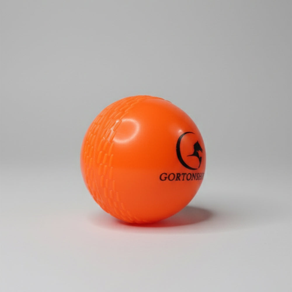 Gortonshire Cricket Wind Ball Orange@front view1