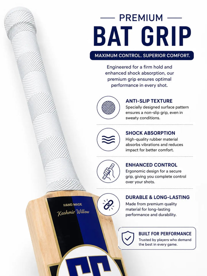 Gortonshire GS 1000 Cricket Kashmir Willow Bat SH @ Handle View 4