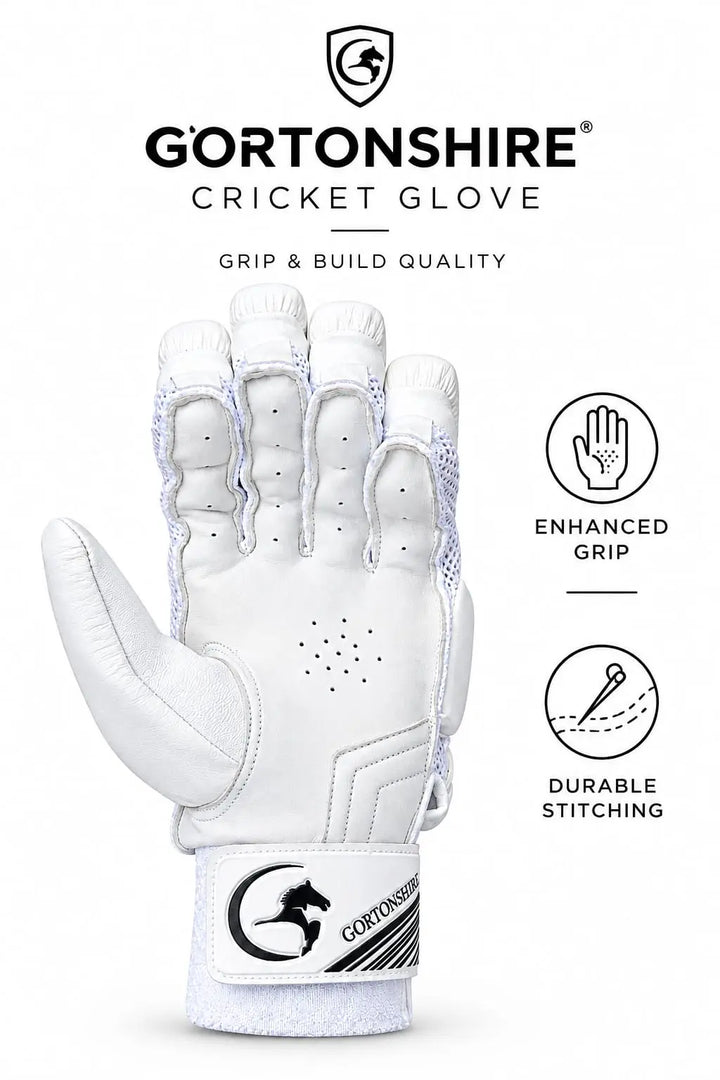 Gortonshire Hyper Lite Cricket Batting Gloves Mens Size@Close 1 View
