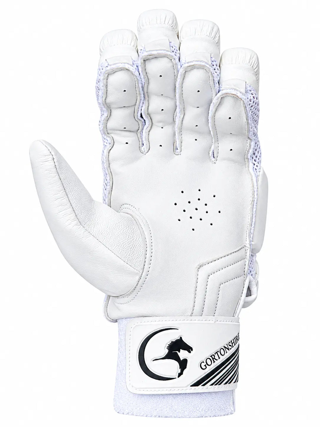 Gortonshire Hyper Lite Cricket Batting Gloves Mens Size@Front View