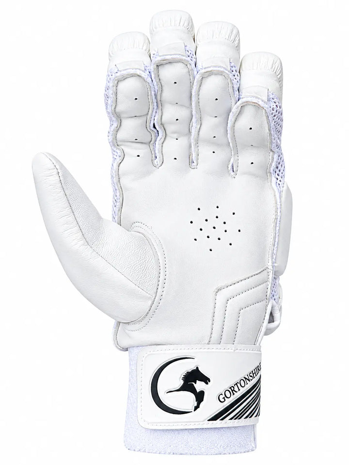 Gortonshire Hyper Lite Cricket Batting Gloves Mens Size@Front View