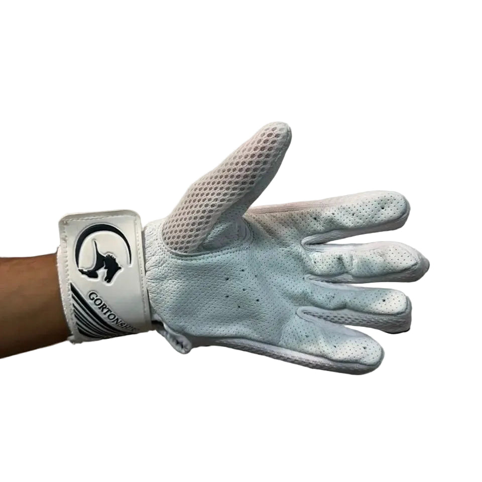 Gortonshire Indoor Cricket Batting Gloves Mens Size@front view3