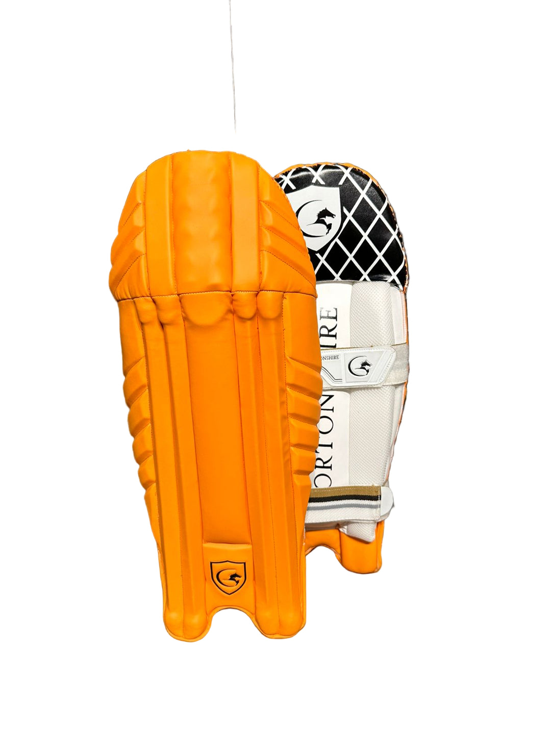 Gortonshire Lambada Orange Wicket Keeping Leg Guard Size @ Composite View
