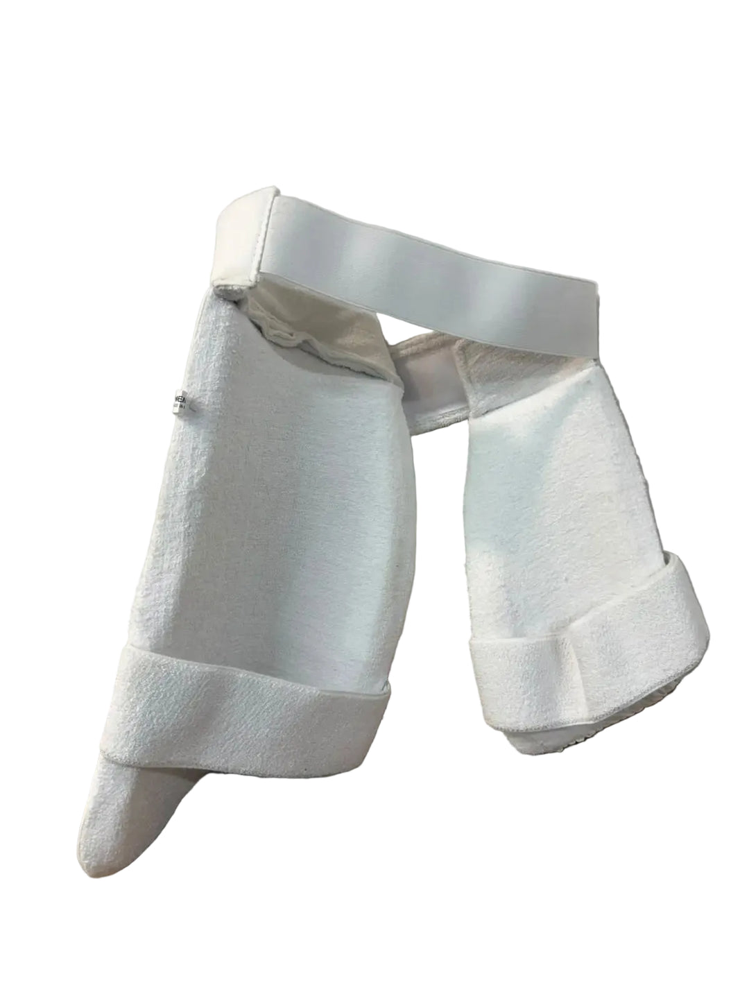 Gortonshire Players Cricket Batting Combo Thigh Guard White Size Mens @ Back View 2