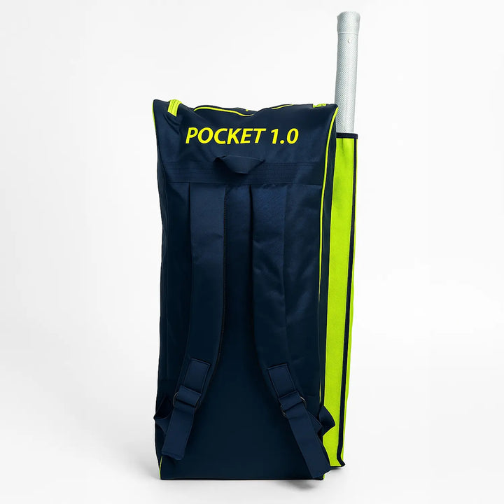 Gortonshire Pocket 1.0 Cricket Duffle Kit Bag @ Back View