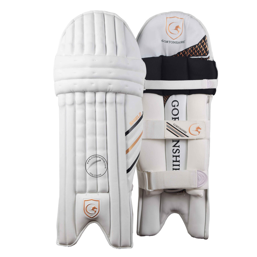 Gortonshire Shield Cricket Batting Leg Guard Pads Mens Size @ Composite View