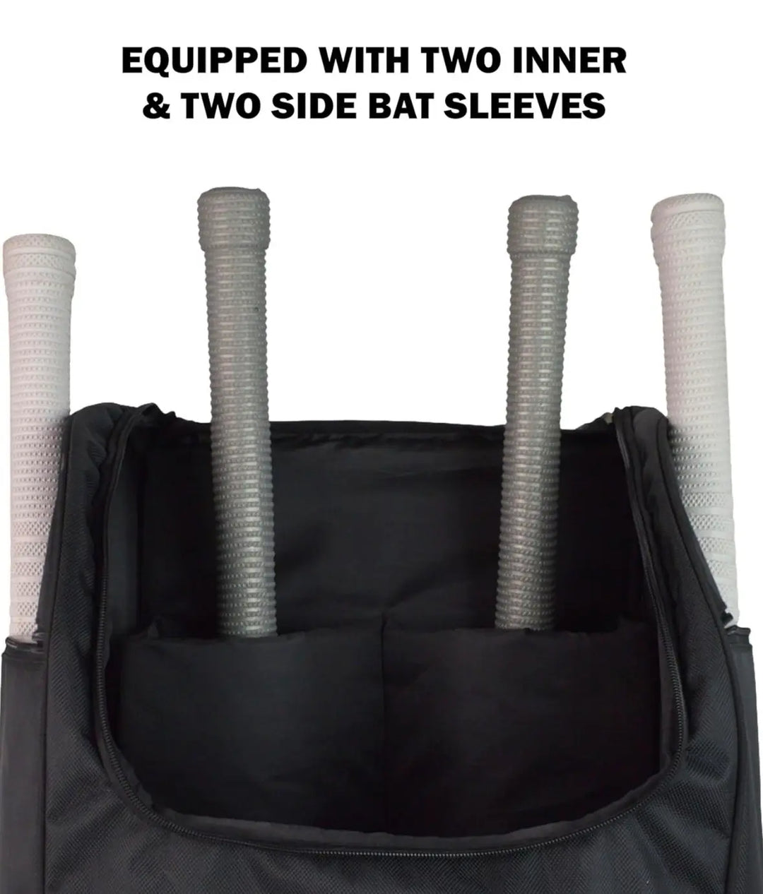 Gortonshire Stallion Pro Cricket Duffle Kit Bag With Wheels@front view11