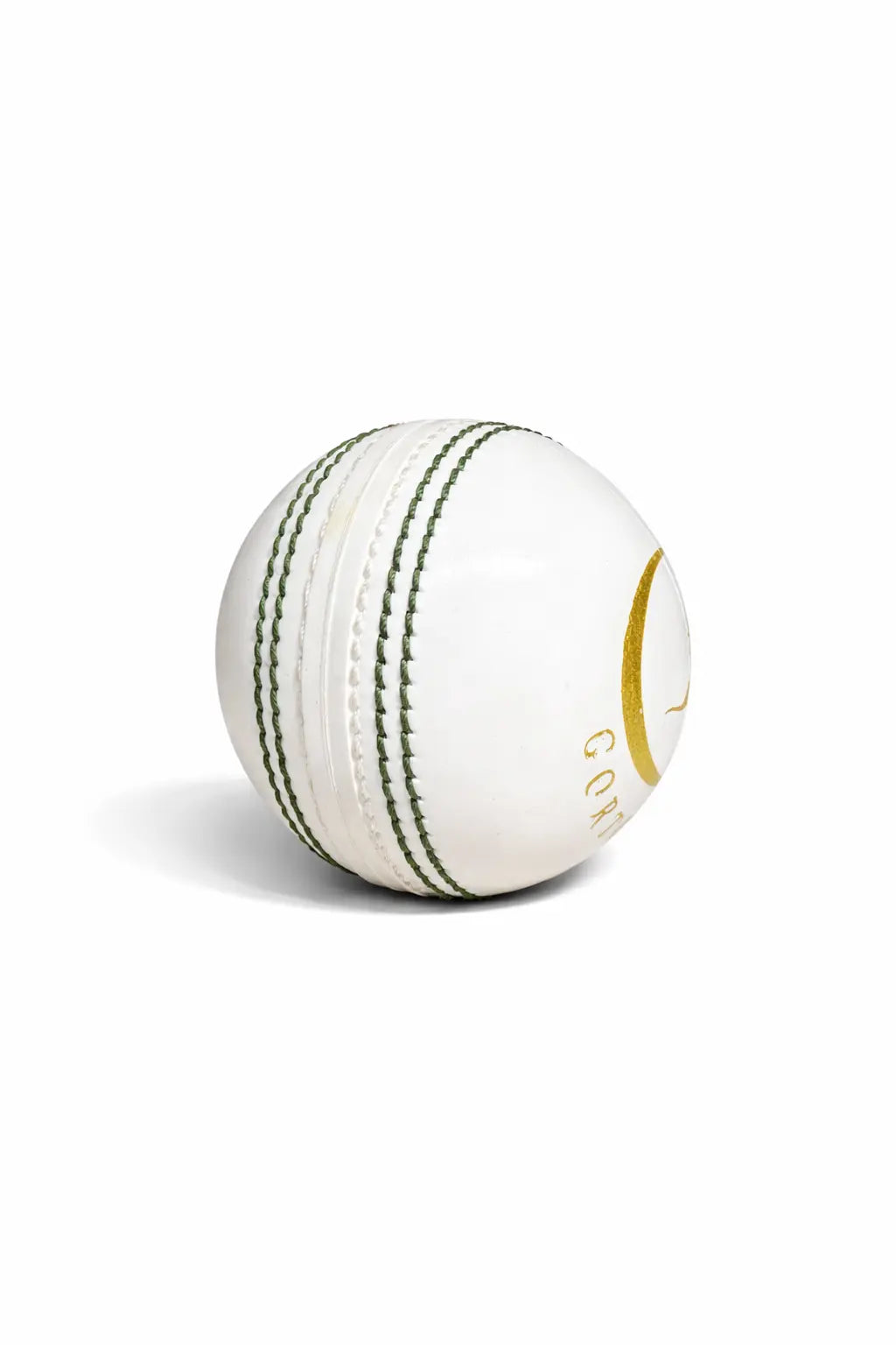 Gortonshire Super 90 Cricket Ball Colour White@front view6
