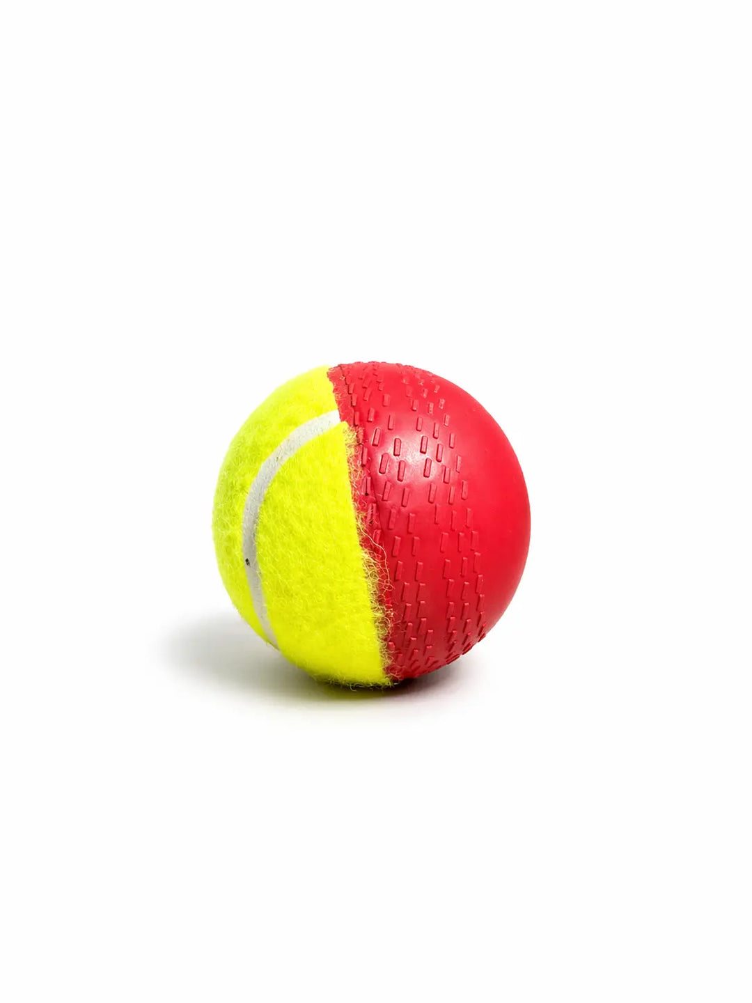 Gortonshire Swing Rubber Tennis Cricket Ball@front view