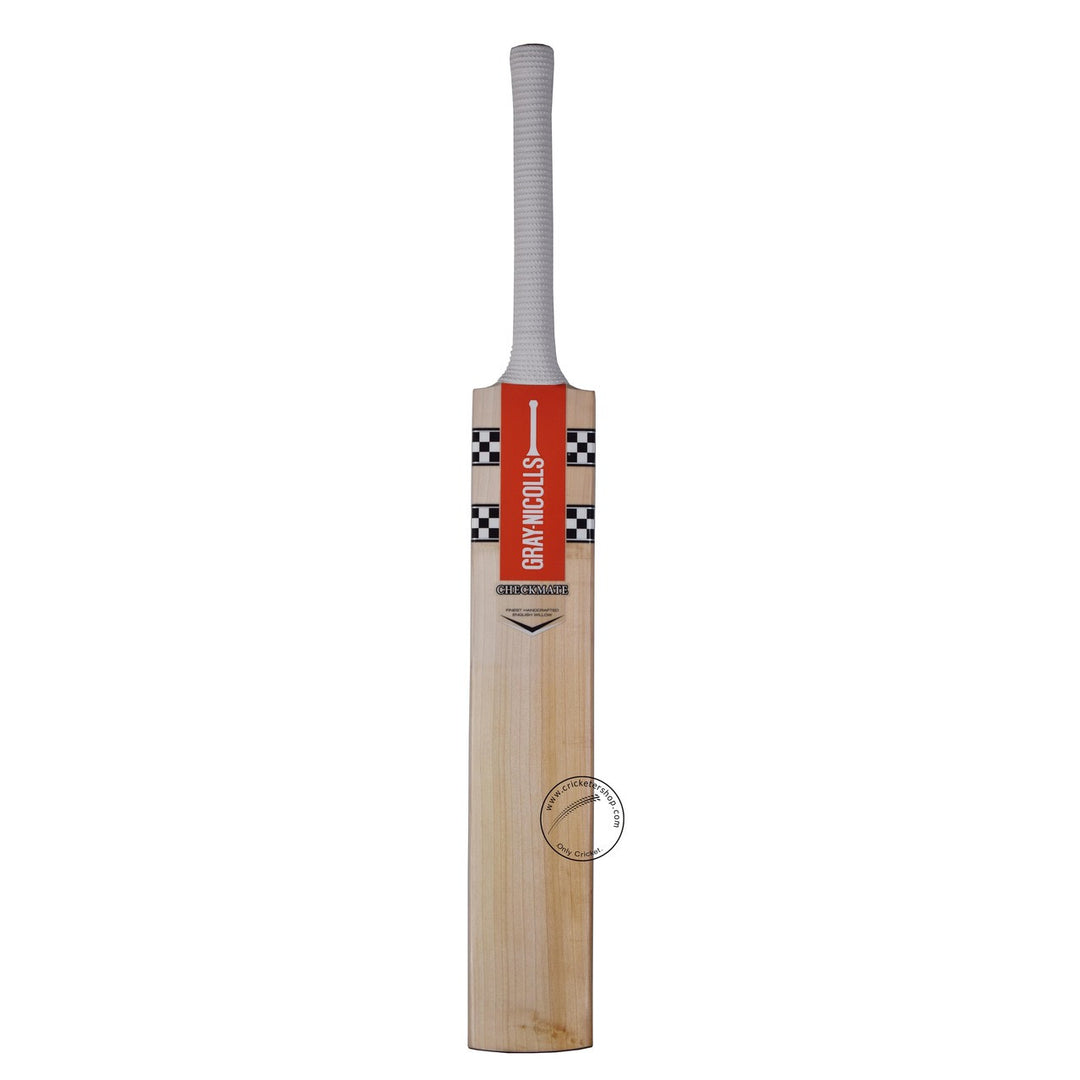 Gray Nicolls Check Mate (Pre Knocked) English Willow Cricket Bat Size SH @ Front View