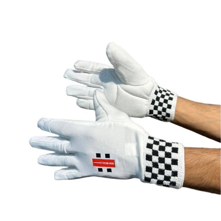 Gray Nicolls Full Finger Batting Inner Gloves Mens Size@front view
