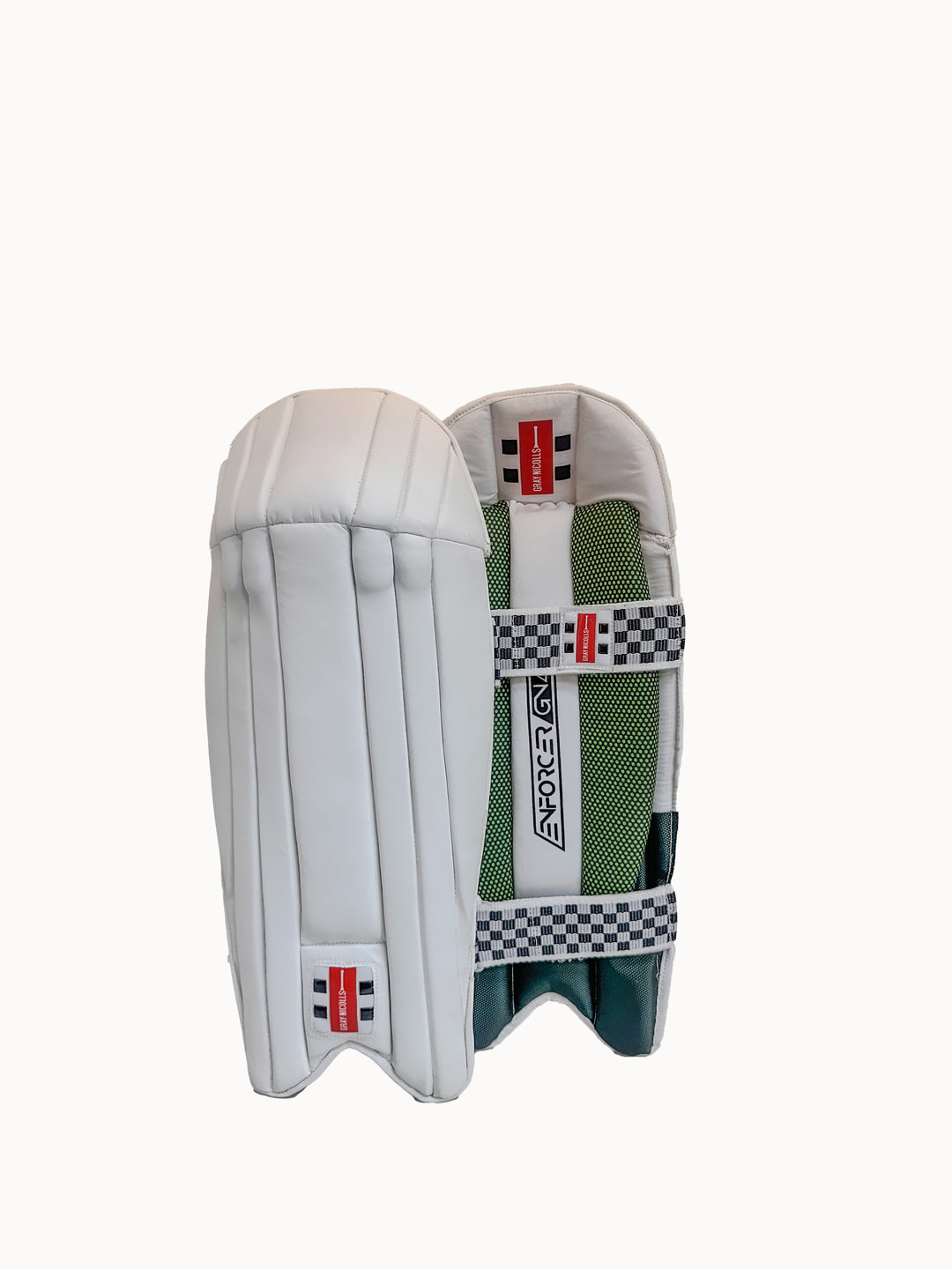 Gray Nicolls GN4 Enforcer Wicket Keeping Leg Guard@front view