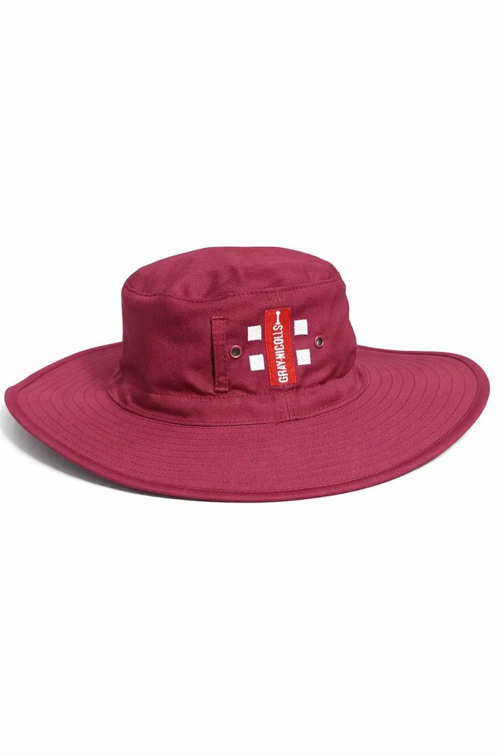 Gray Nicolls GN5 Cricket Panama Hat Maroon @ Front View