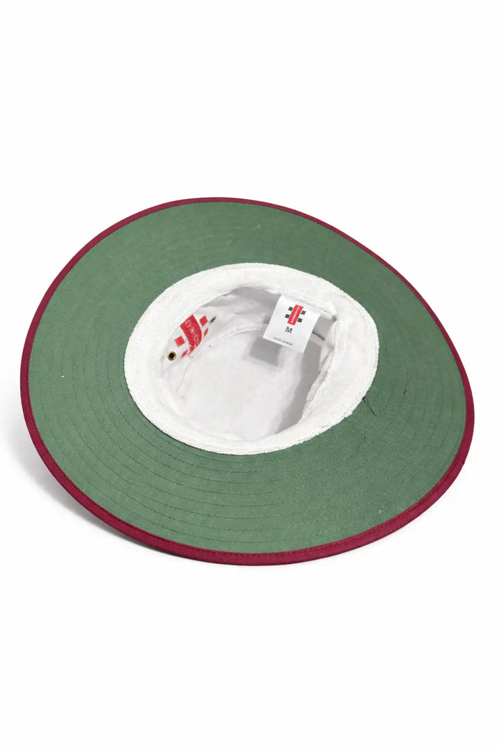 Gray Nicolls GN5 Cricket Panama Hat Maroon @ Inside View 2