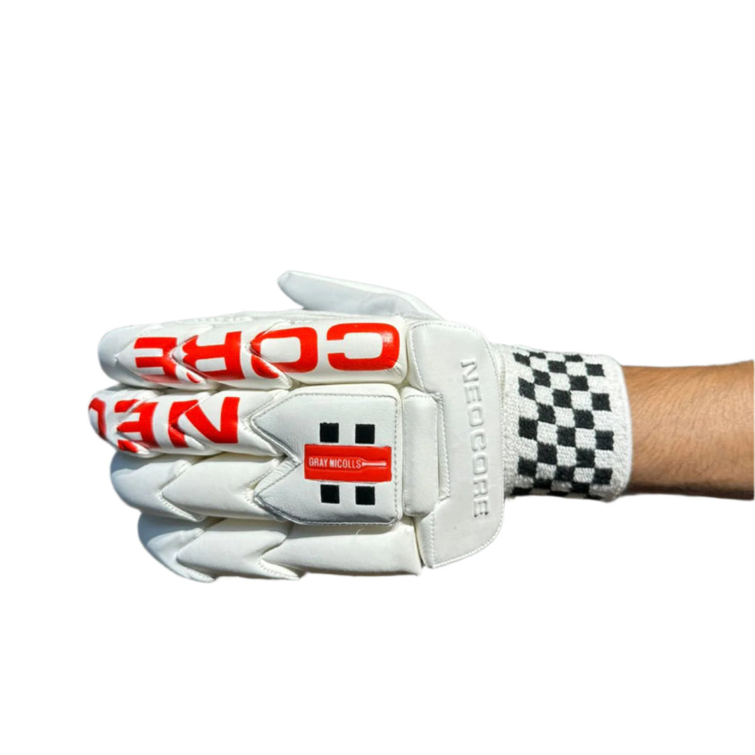 Gray Nicolls Neocore Cricket Batting Gloves Men Size@front view 1