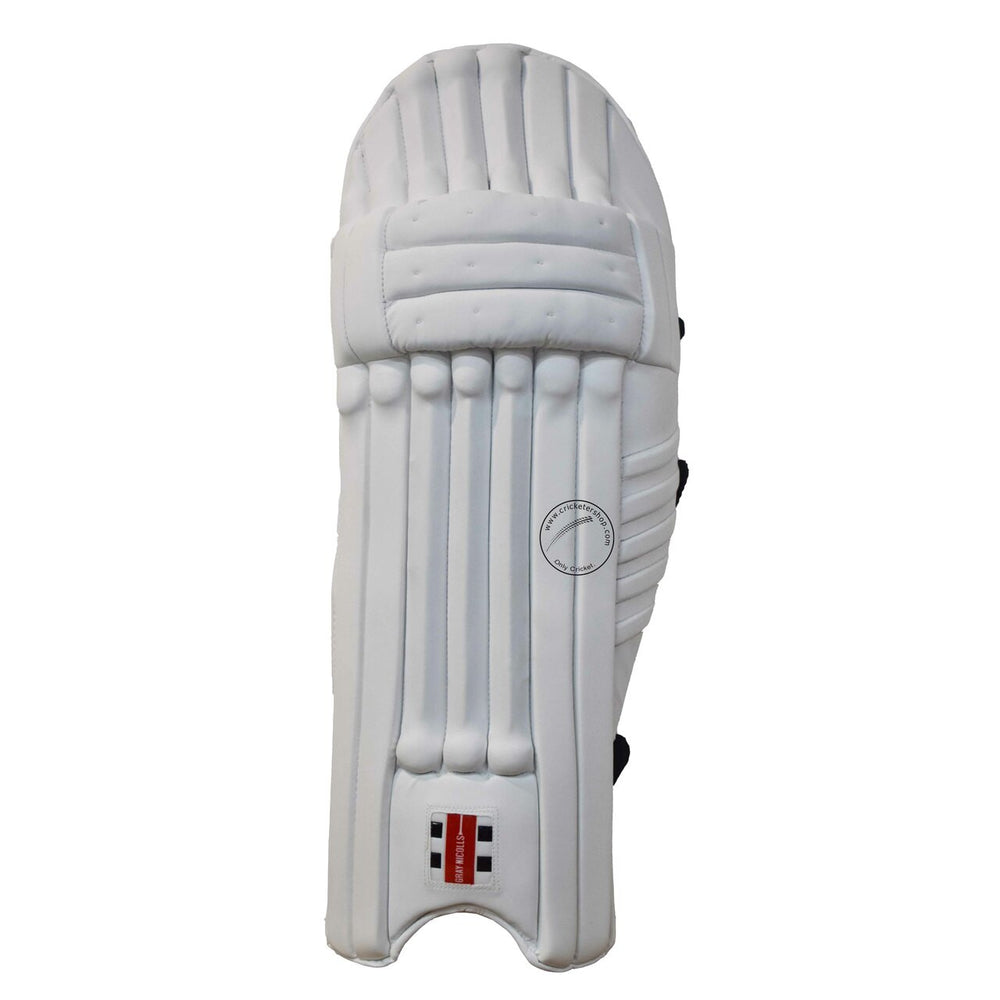 Gray Nicolls Signature Edition Cricket Batting Leg Guards Mens Size @ Front View