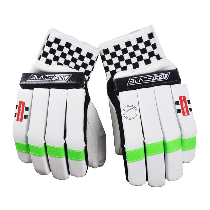 Gray Nicolls Supra Pulse GN2 Kit with Kashmir Willow Cricket Bat Size @ Gloves  Front View 1