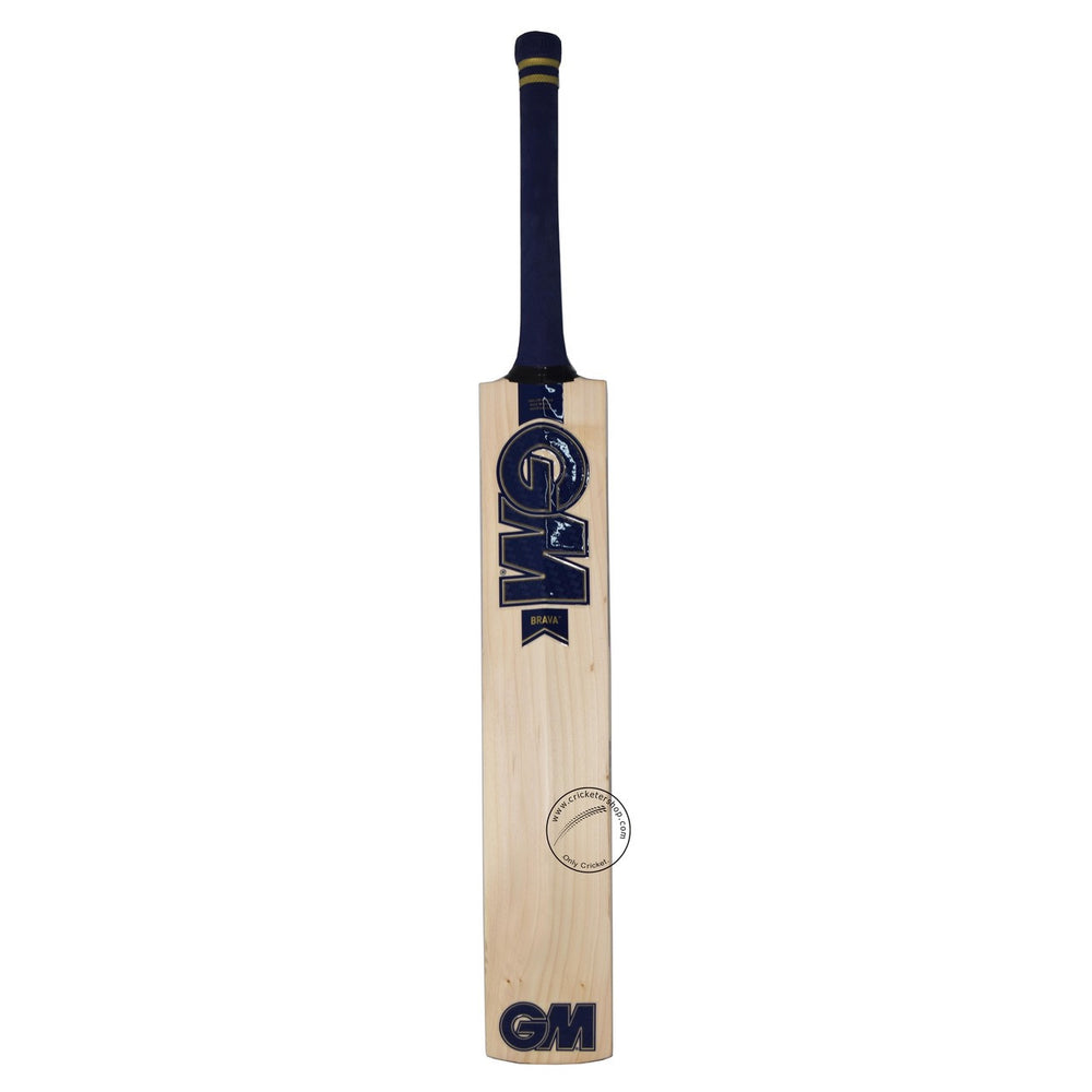 Gunn & Moore (GM) Brava 444 English Willow Cricket Bat Size SH @ Back View