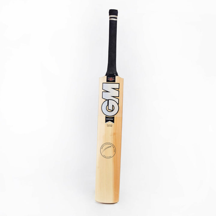 Gunn & Moore (GM) Chroma Player Edition English Willow Cricket Bat Size SH @ Front View