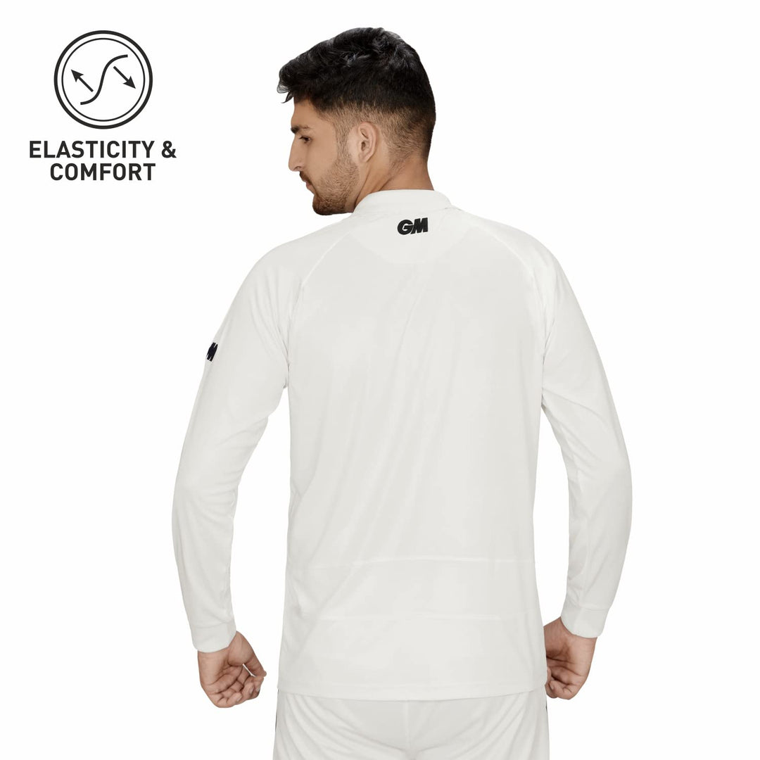 Gunn & Moore GM Cricket T Shirt Full Sleeves @ Back View