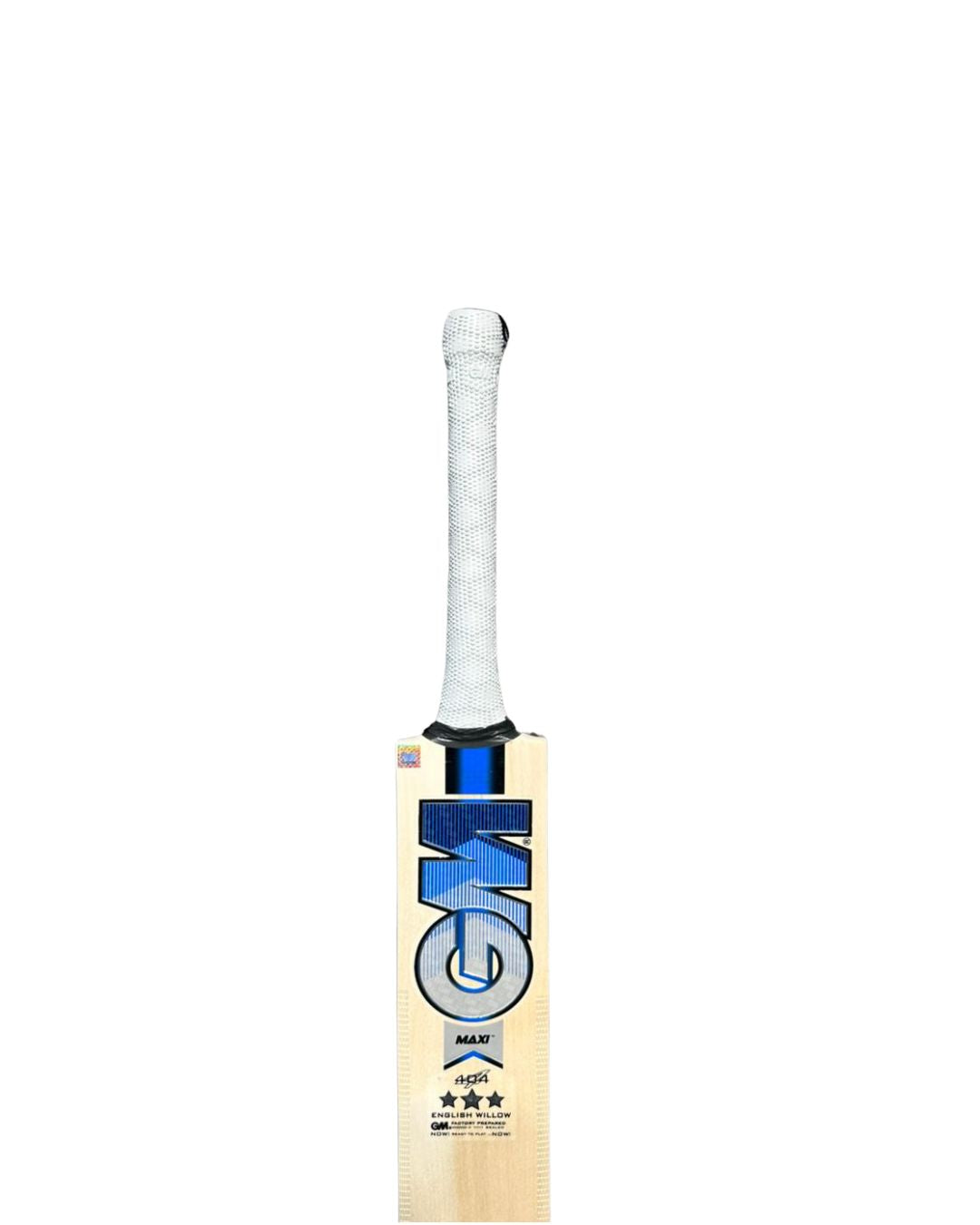 Gunn & Moore (GM) Maxi 404 English Willow Cricket Bat Size 6 @ Face View