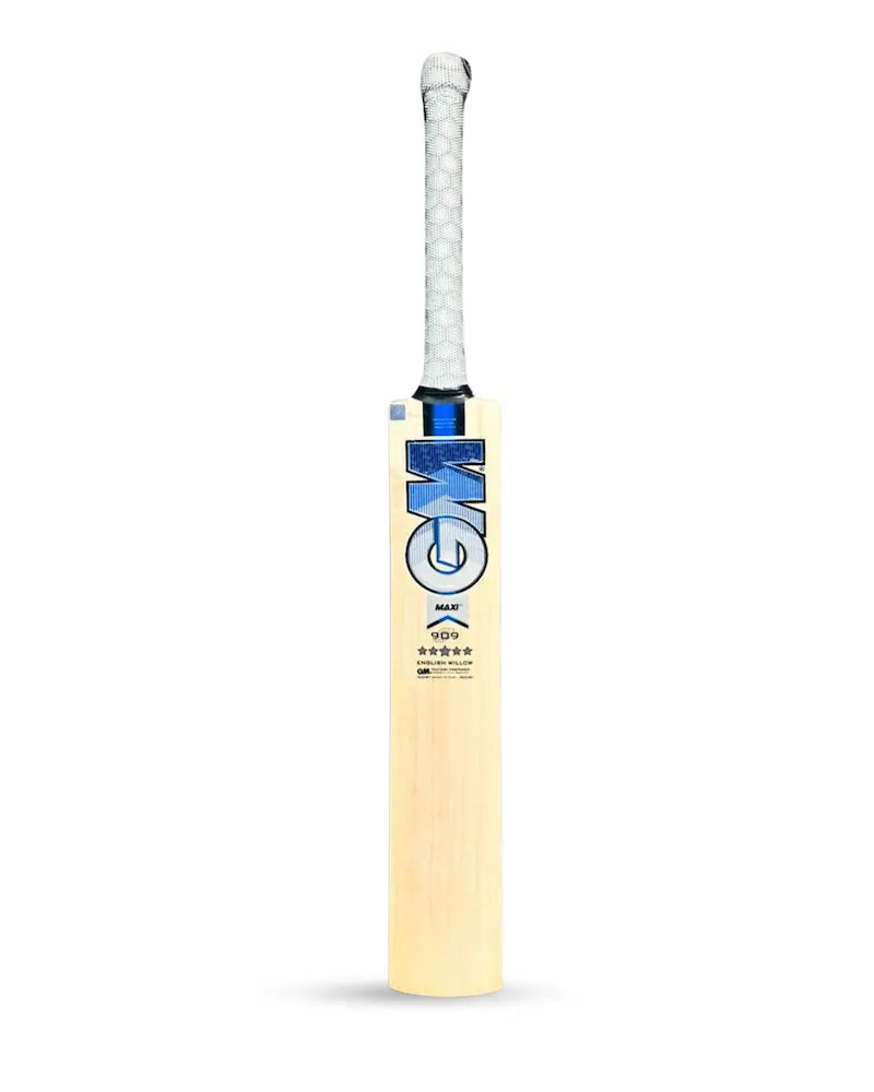 Gunn & Moore (GM) Maxi 909 English Willow Cricket Bat Size SH @ Front View