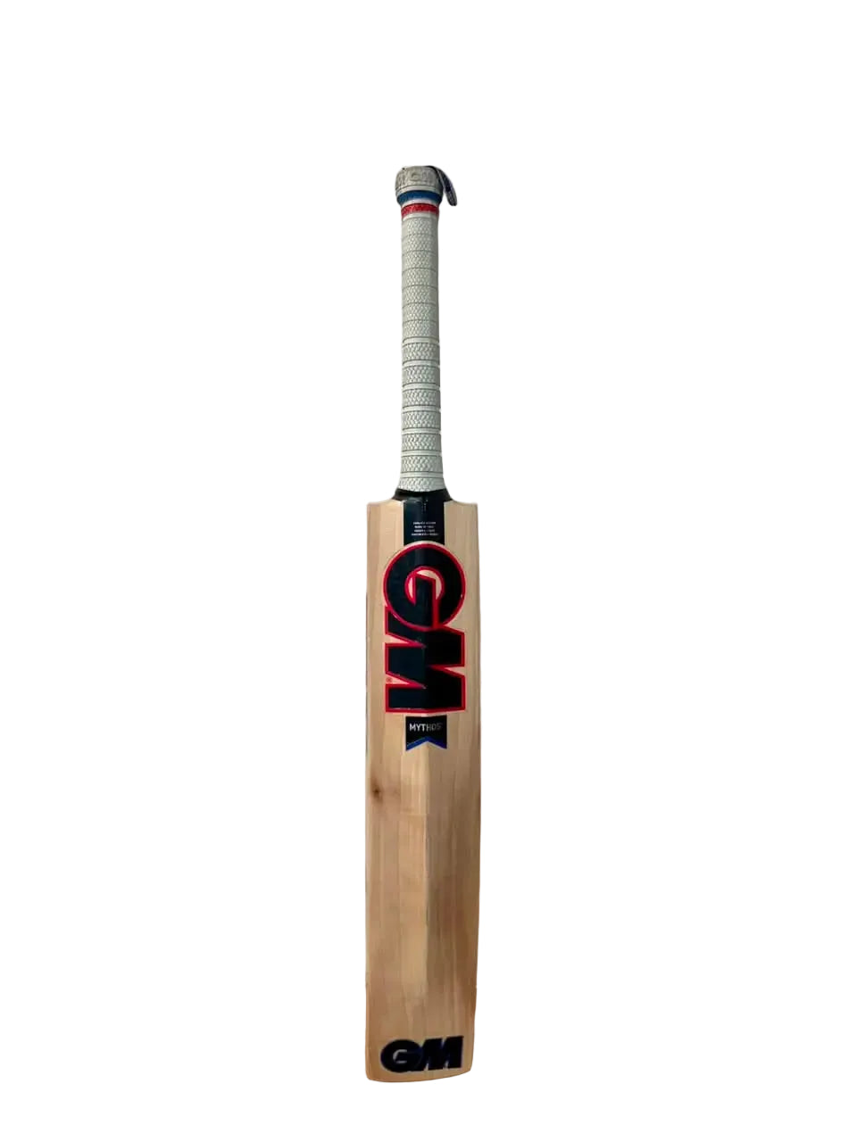 Gunn & Moore (GM) Mythos Excalibur English Willow Cricket Bat Size SH @ Back View