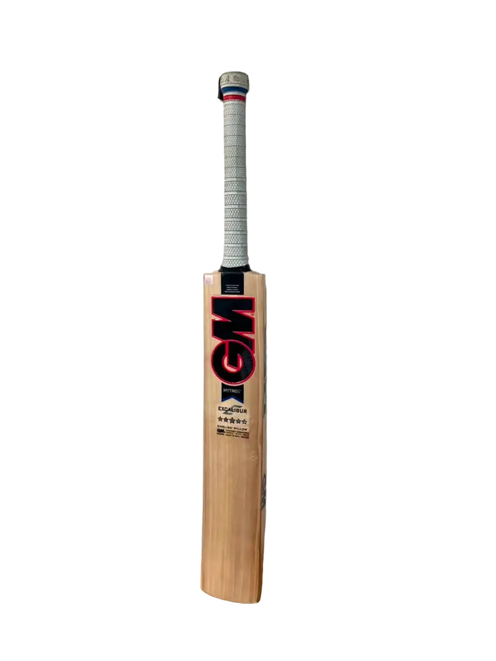 Gunn & Moore (GM) Mythos Excalibur English Willow Cricket Bat Size SH @ Front View