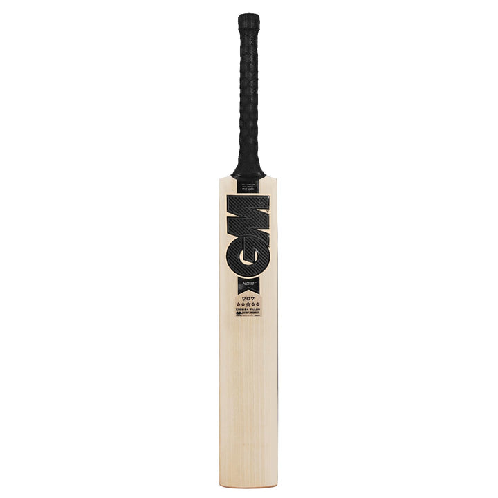 Gunn & Moore (GM) NOIR 707 English Willow Cricket Bat Size SH @ Front View