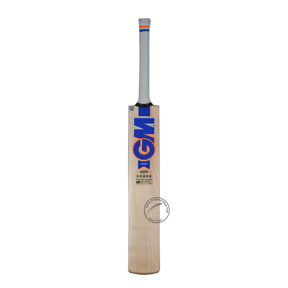 Gunn & Moore (GM) Sparq 909 English Willow Cricket Bat Size SH @ Front View