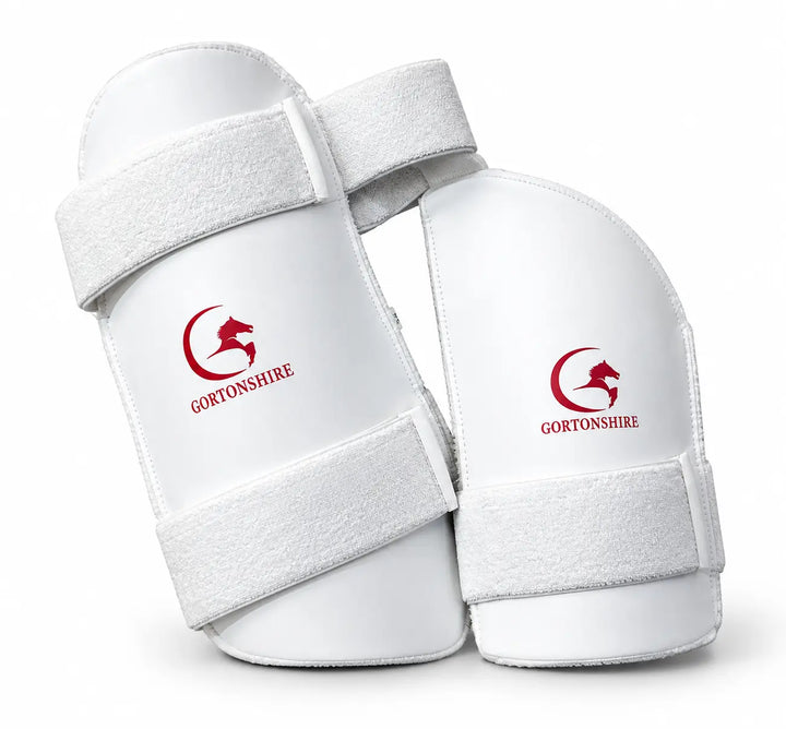 Gortonshire Players Cricket Batting Combo Thigh Guard White Size Mens