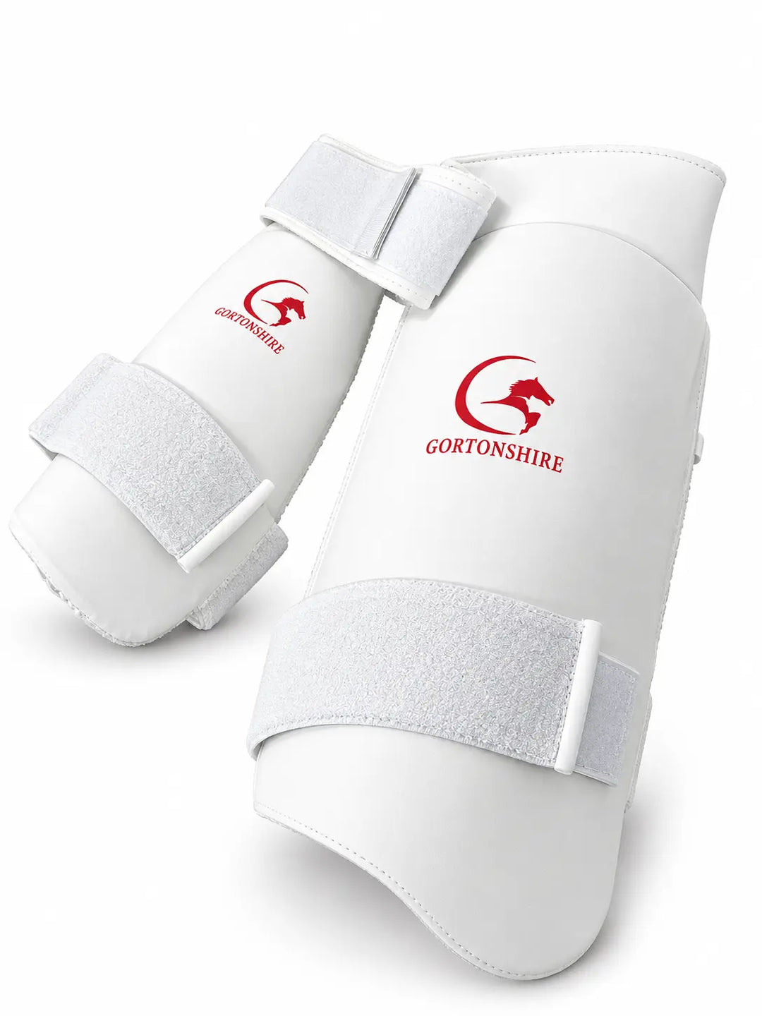 Gortonshire Players Cricket Batting Combo Thigh Guard White Size Mens
