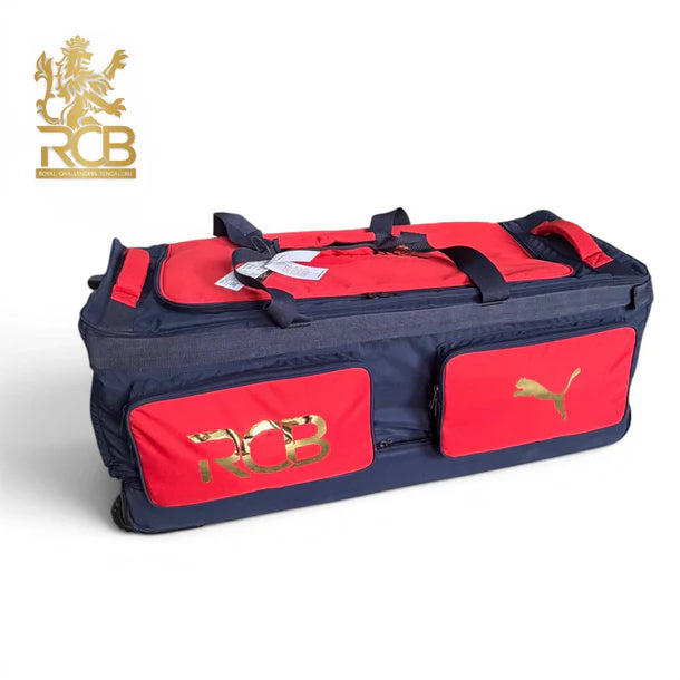 Puma x RCB IPL Original Trolley Kit Bag 2026@front view