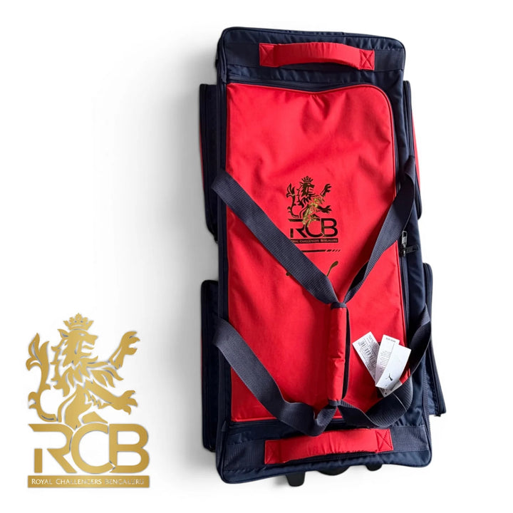 Puma x RCB IPL Original Trolley Kit Bag 2026@front view3