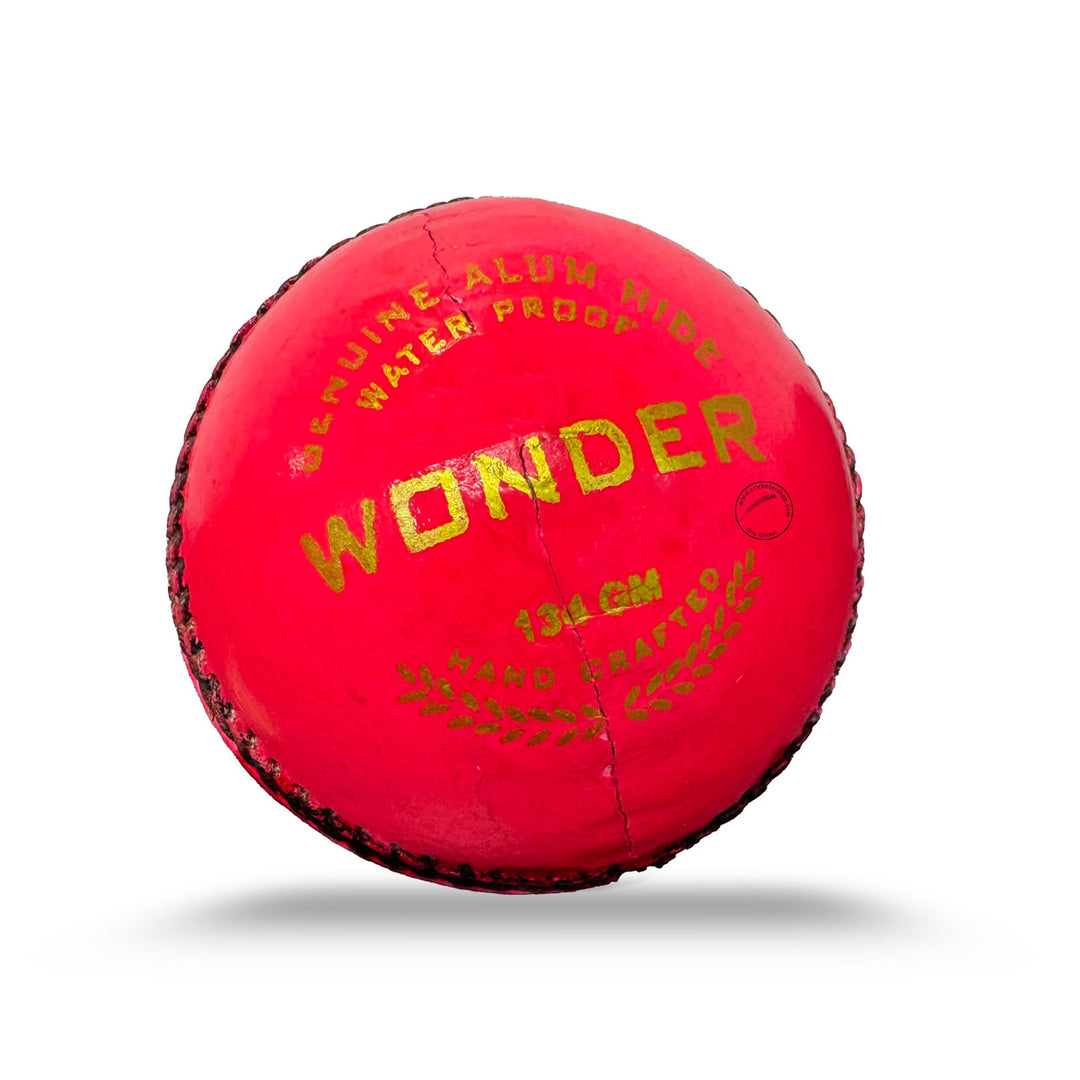 Gortonshire Wonder Cricket Ball Pink youth @Back View