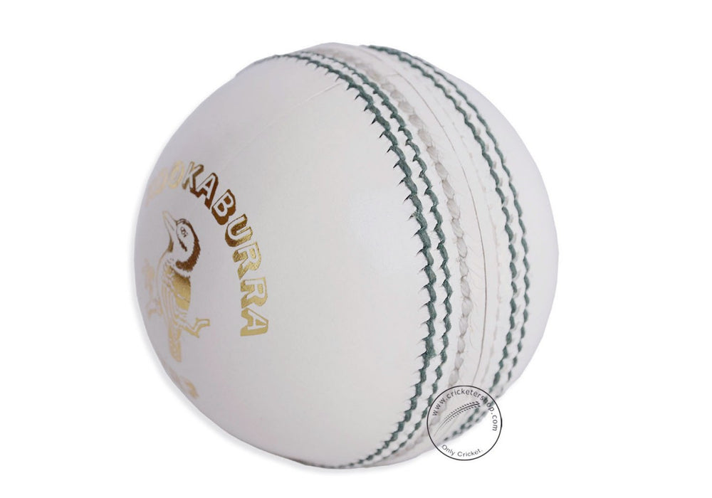 Kookaburra Turf White Official ODI and T20 Cricket Ball @Side 2 View