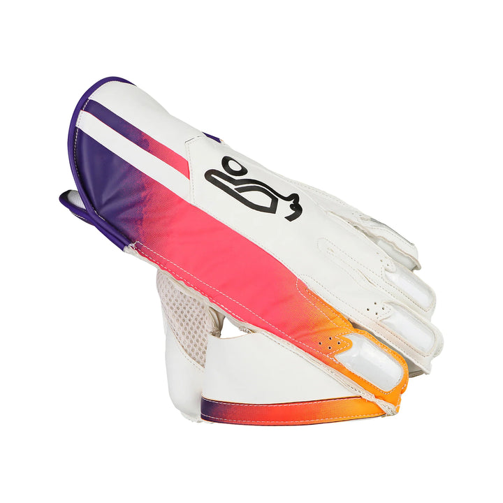 Kookaburra Aura Pro 2.0 Wicket Keeping Gloves Size @ Side Back View