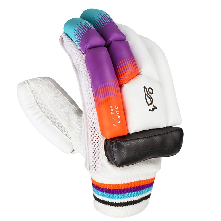 Kookaburra Aura Pro 7.0 Cricket Batting Gloves @ Right Back View