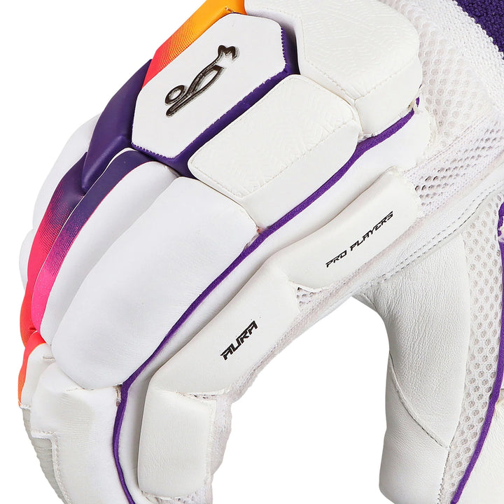 Kookaburra Aura Pro Players Player Cricket Batting Gloves @ Close View 2