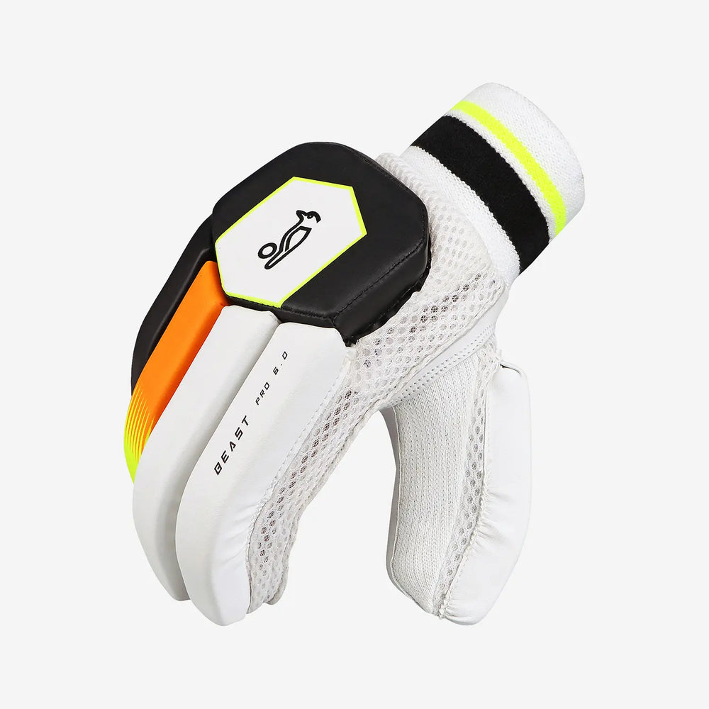Kookaburra Beast Pro 6.0 Cricket Batting Gloves @ Right Back View