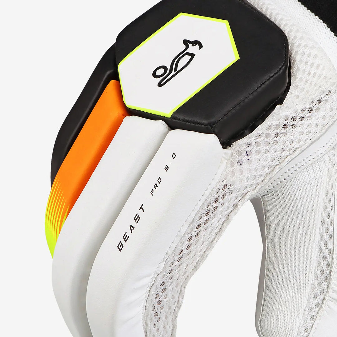 Kookaburra Beast Pro 6.0 Cricket Batting Gloves @ Right Close up View