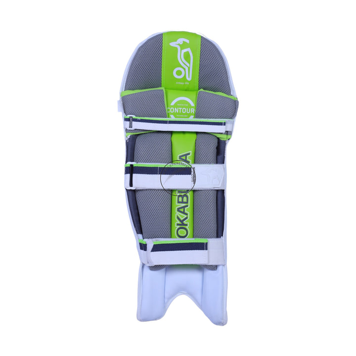 Kookaburra Kahuna 1000 Batting Leg Guard Pads Mens Size @ Back View