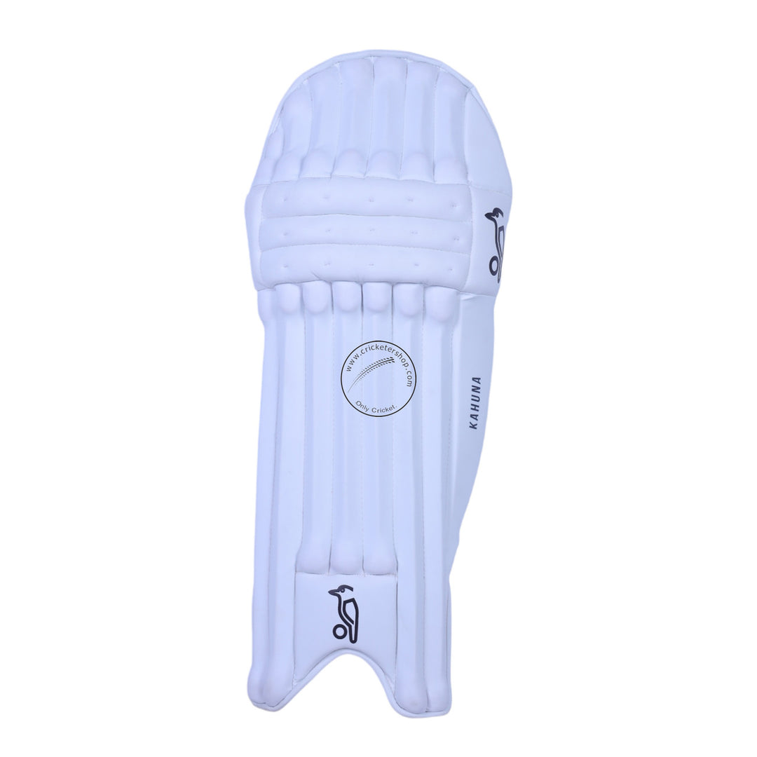 Kookaburra Kahuna 1000 Batting Leg Guard Pads Mens Size @ Front View