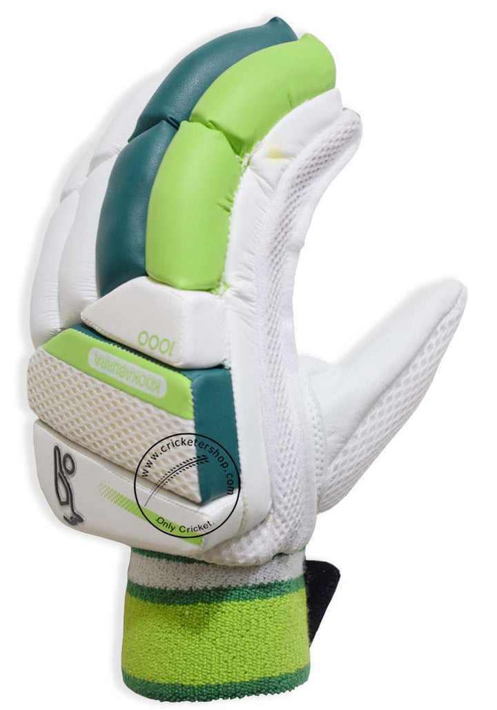 Kookaburra Kahuna 1000 Batting Gloves Mens Size Right and Left Handed @Left Back View