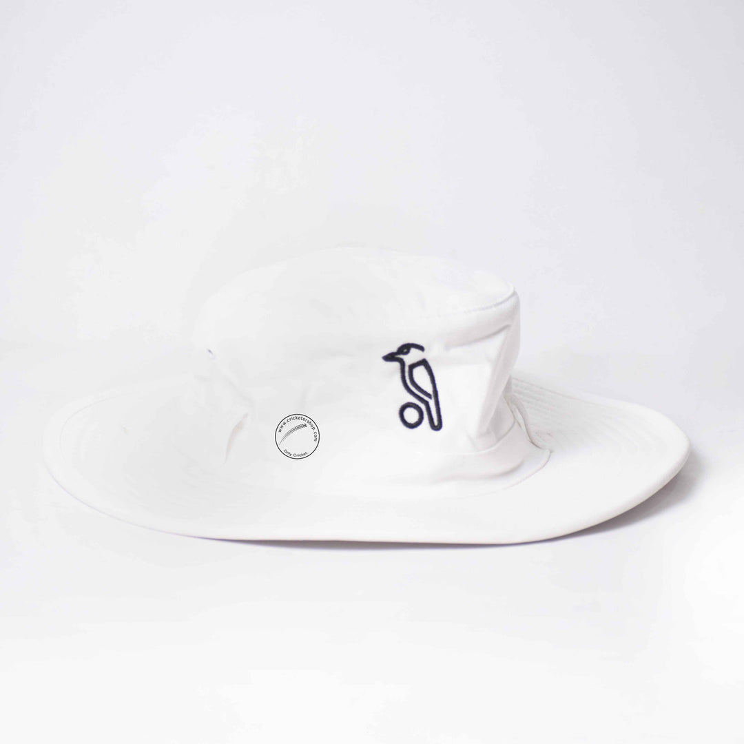 Kookaburra Kahuna Cricket Hat White @ Front View