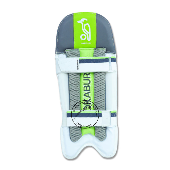 Kookaburra Kahuna Players Cricket Wicket Keeping Leg Guards Pads Mens Size @ Back View